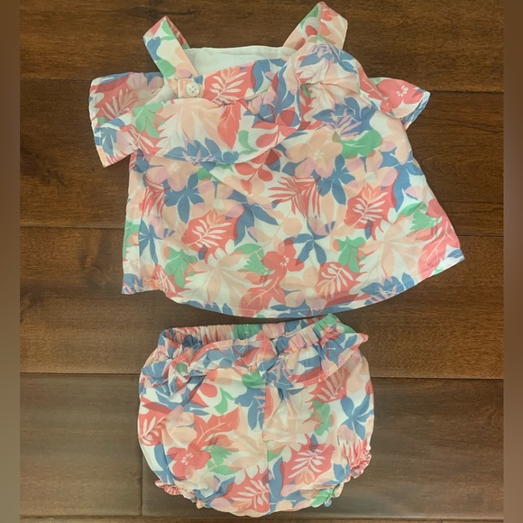 NWOT Janie and Jack baby girls 2 piece set - Picture 1 of 3